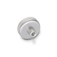 GN 50.25 Stainless Steel Retaining Magnet Disc Shaped with Female Thread